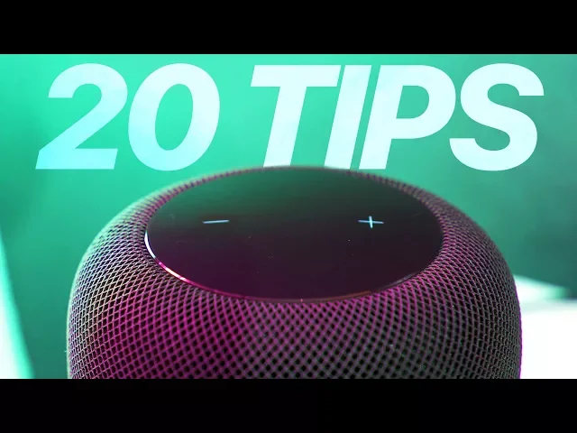 Video thumbnail for 20 Awesome HomePod Tips