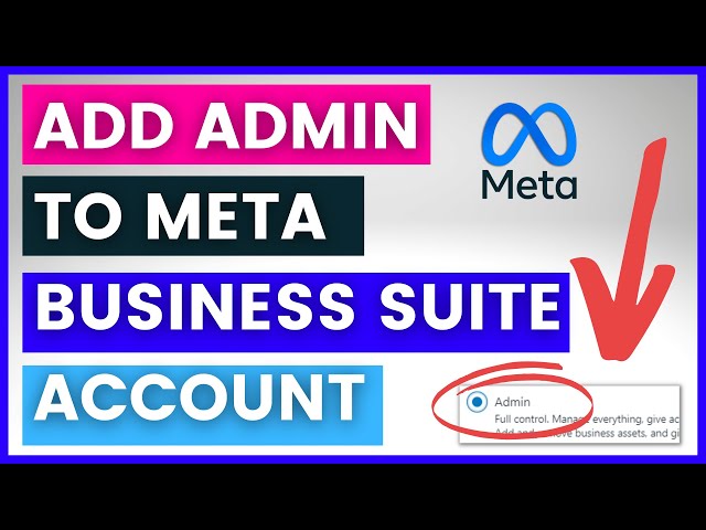 Video thumbnail for How To Add Admin To Meta Business Suite Account? [in 2025] (Facebook Business Suite)