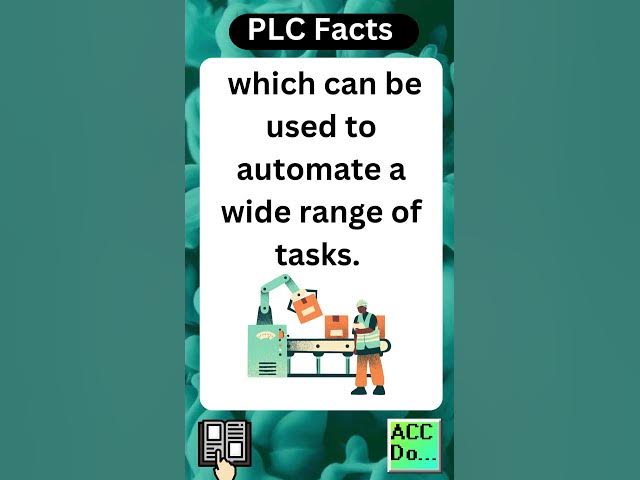 'Video thumbnail for PLC Facts - used to control robots...'