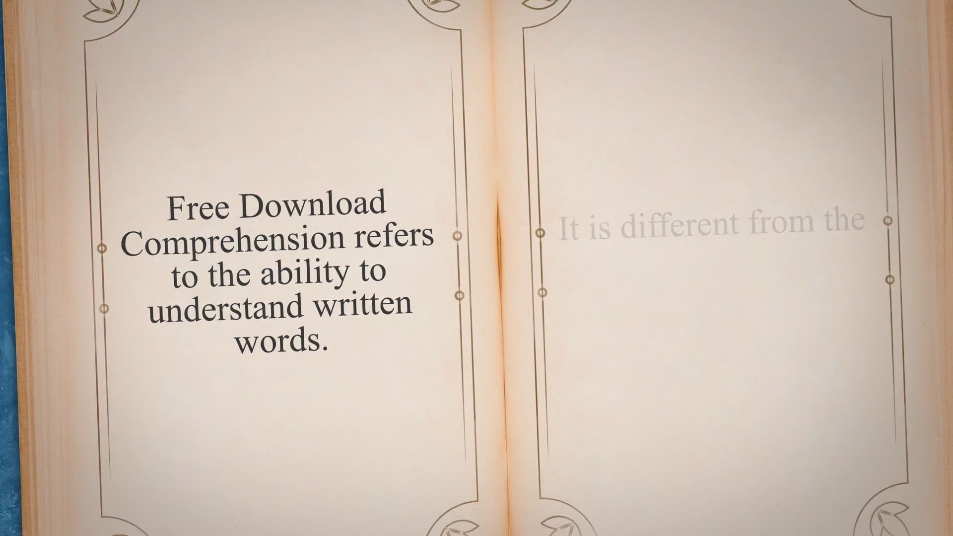 Video thumbnail for Reading Comprehension Grade One - English Created Resources