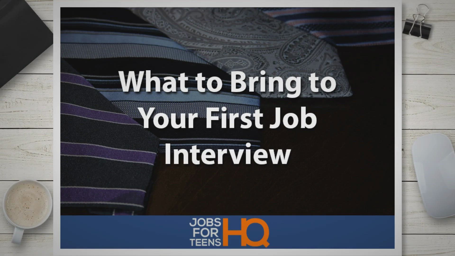 Video thumbnail for What to Bring to Your First Job Interview