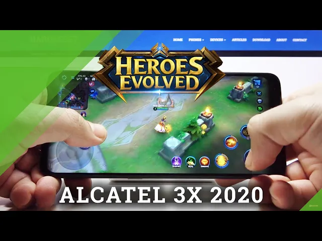 Video thumbnail for Gameplay of Evolved Heroes on Alcatel 3X 2020 – Efficiency Test