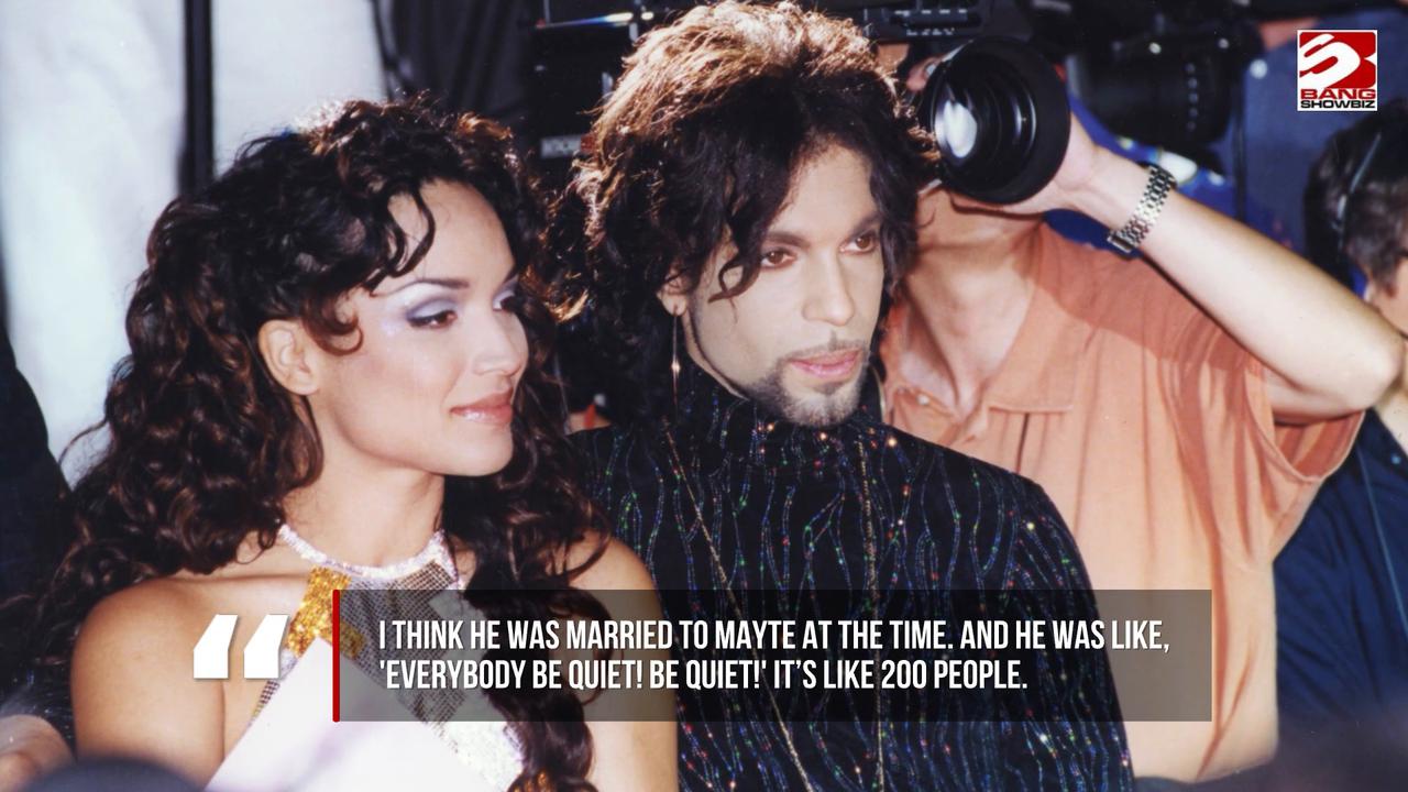 Video thumbnail for Chris Rock recalls how Prince hid his partying from wife Mayte Garcia