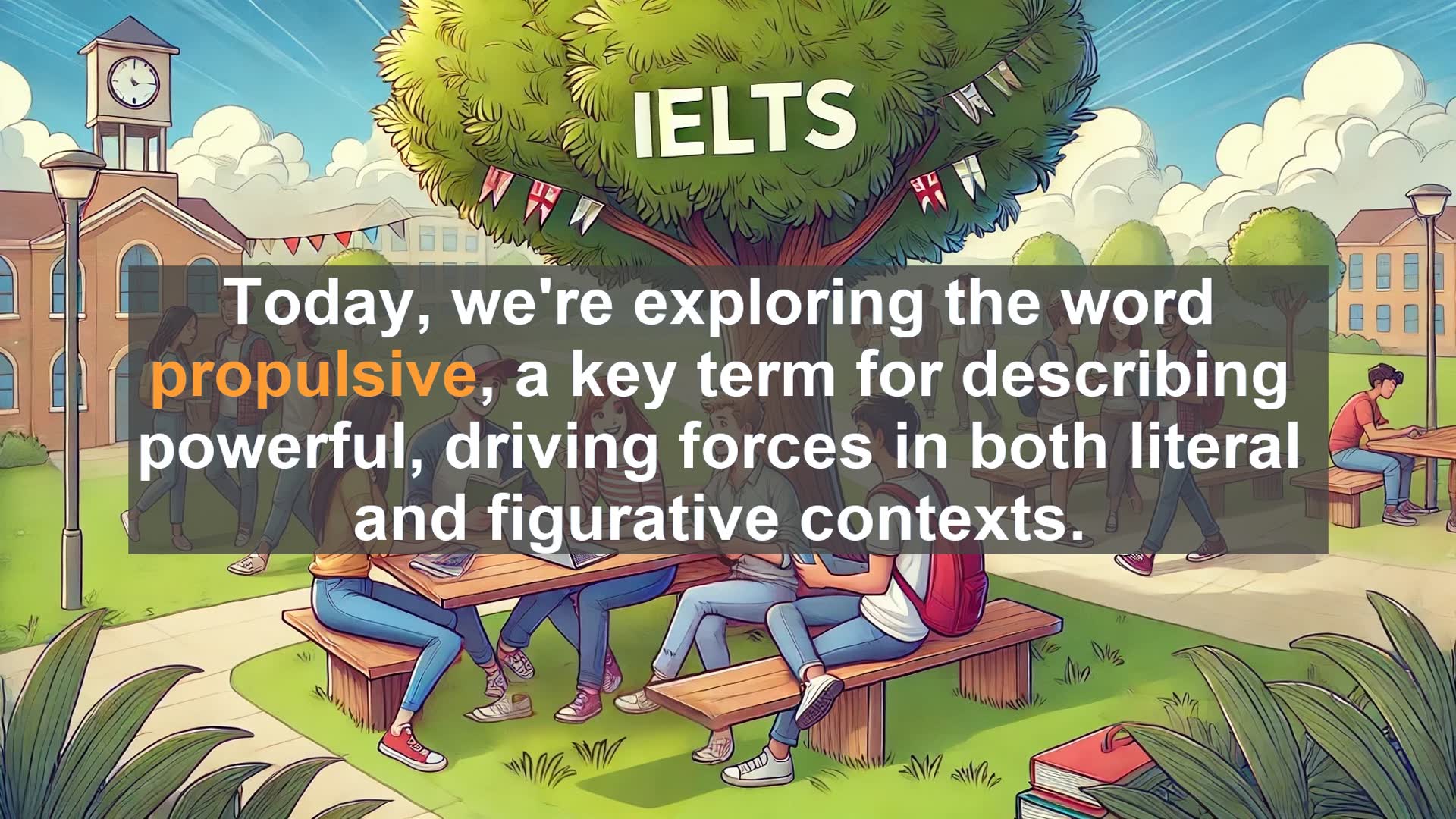 'Video thumbnail for 2000 Must Know IELTS 9.0 Vocabulary - Propulsive: Mastering a Powerful Word for IELTS Success'