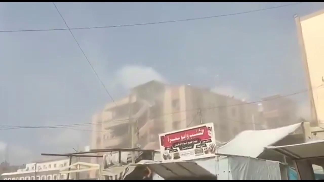 'Video thumbnail for Reports of an Israeli strike on Nasser hospital, Khan Yunis'