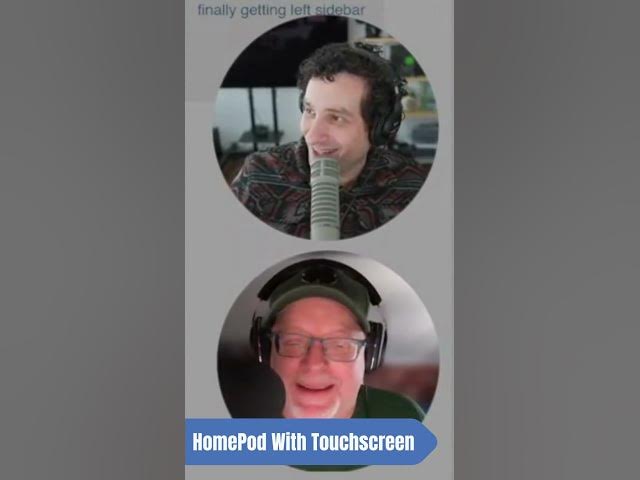 Video thumbnail for A HomePod with a Touch Screen