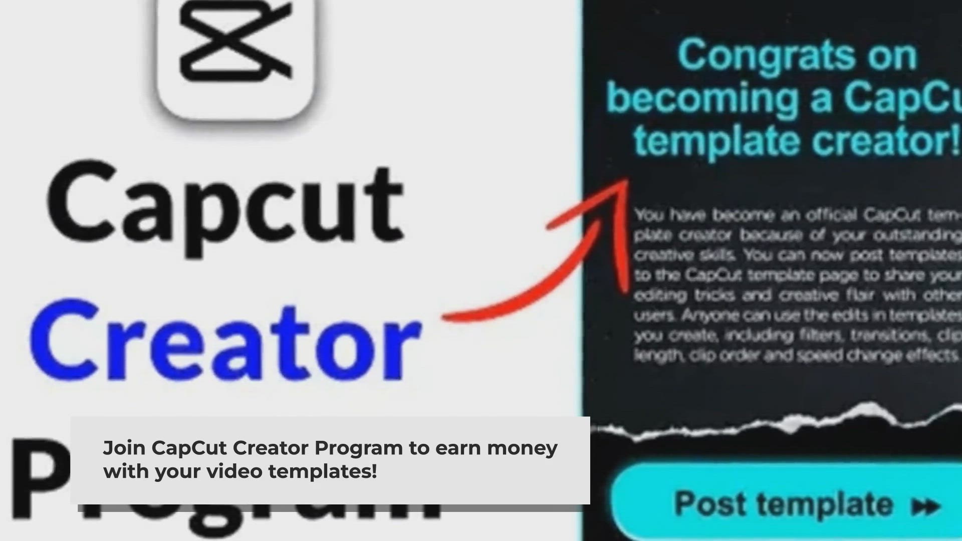 'Video thumbnail for Earn Money with CapCut: How to Join the Creator Program'