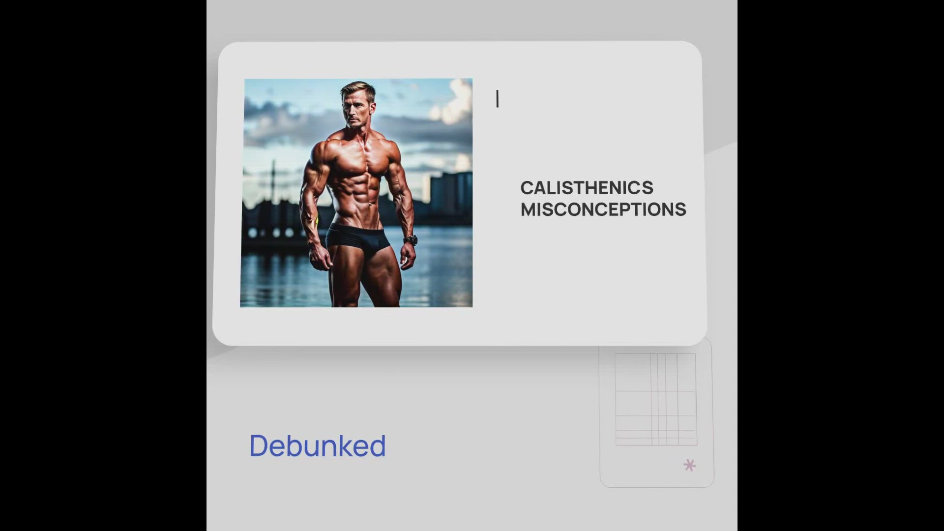 'Video thumbnail for Calisthenics Misconceptions Debunked'