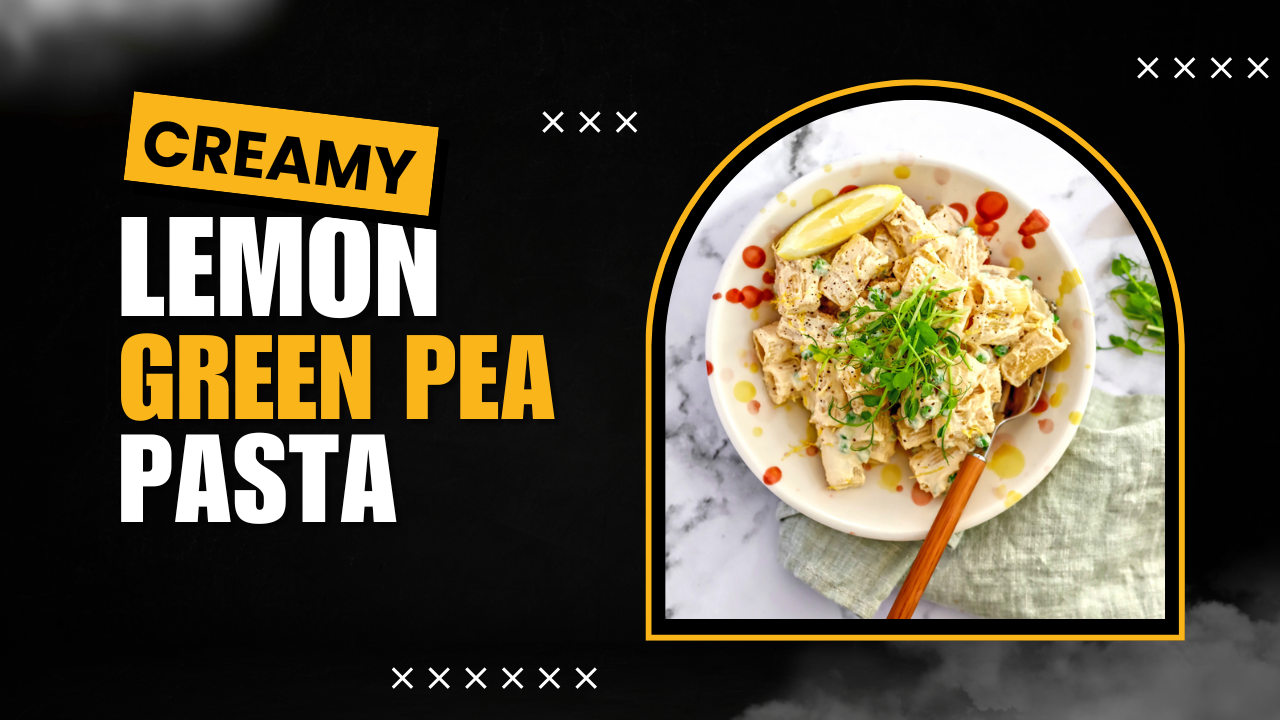 'Video thumbnail for Creamy Lemon and Green Pea Pasta'