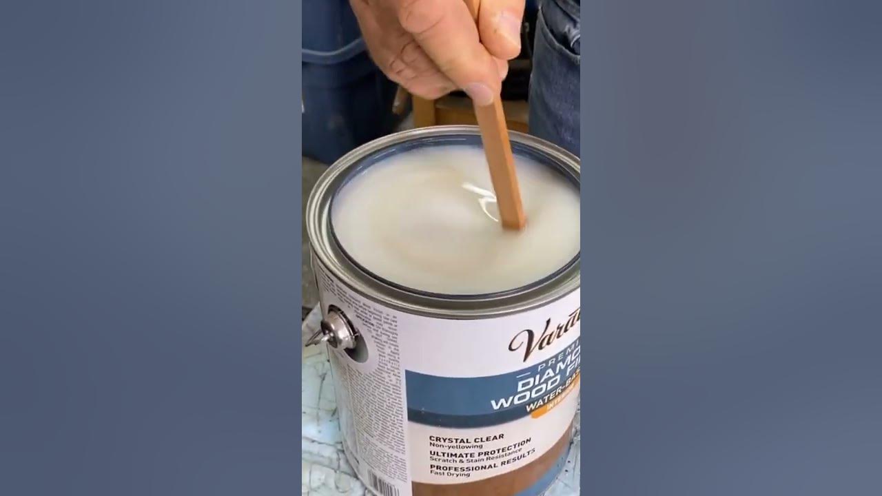 Video thumbnail for Water-Based Urethane #shorts