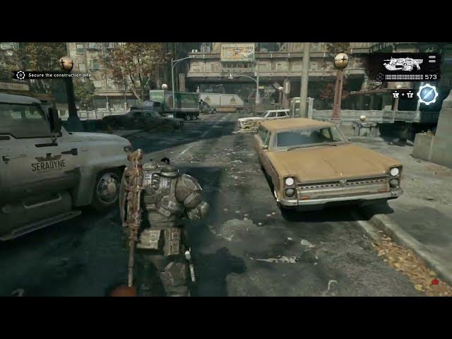 Video thumbnail for Gears of War: E-Day - Act 2 Chapter 2: Supply Cache: Add Bayonet On Gnasher - Armor Mods