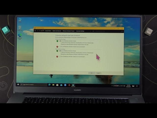 Video thumbnail for How to Turn On or Off Windows Defender Firewall in Huawei MateBook D15?