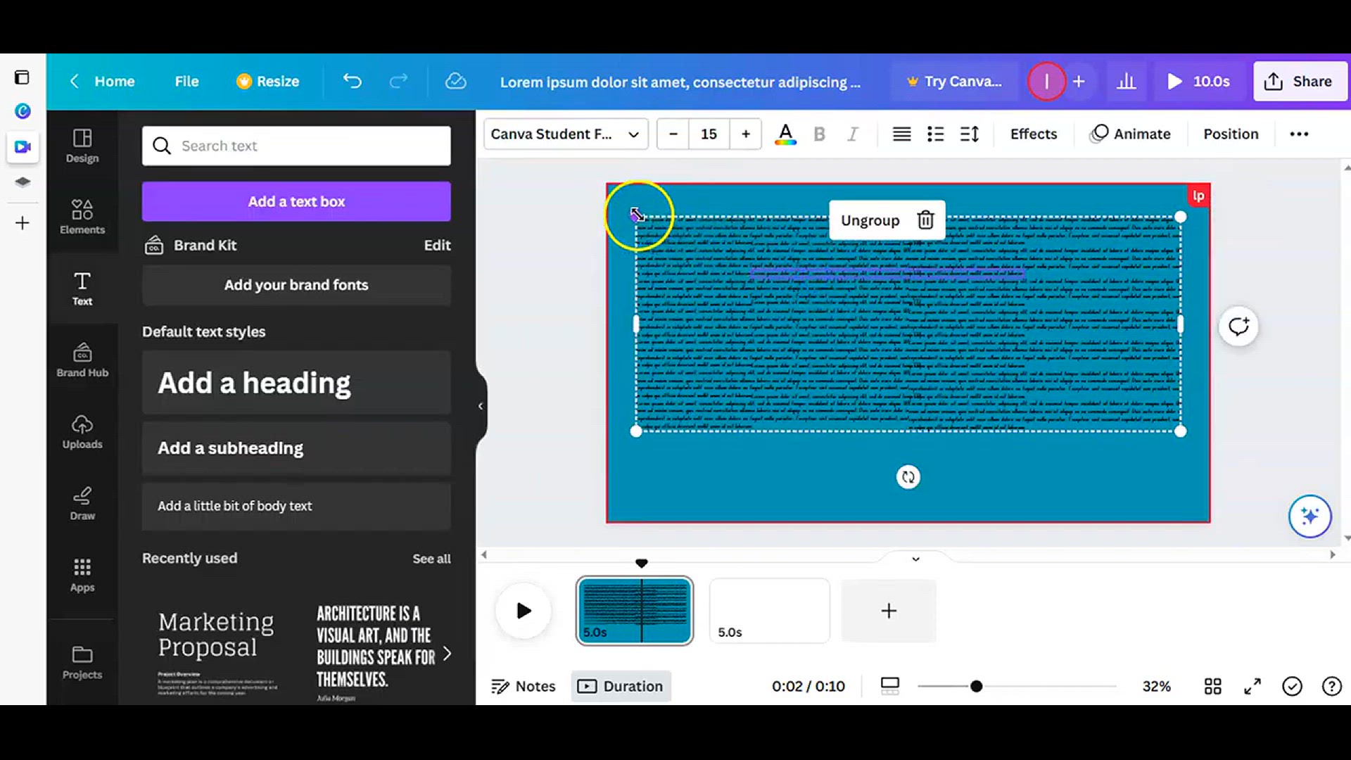 'Video thumbnail for How To Wrap Text Around An Image In Canval It's quick and easy#wrap text in canva l canva tutorial'