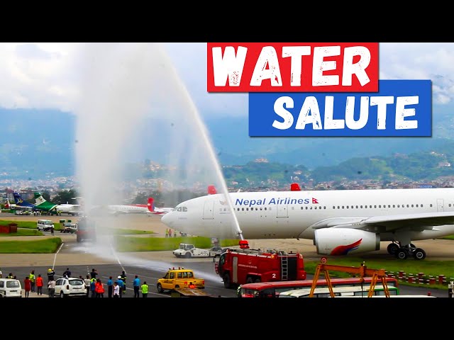 Video thumbnail for Why do Planes get Water Salutes?