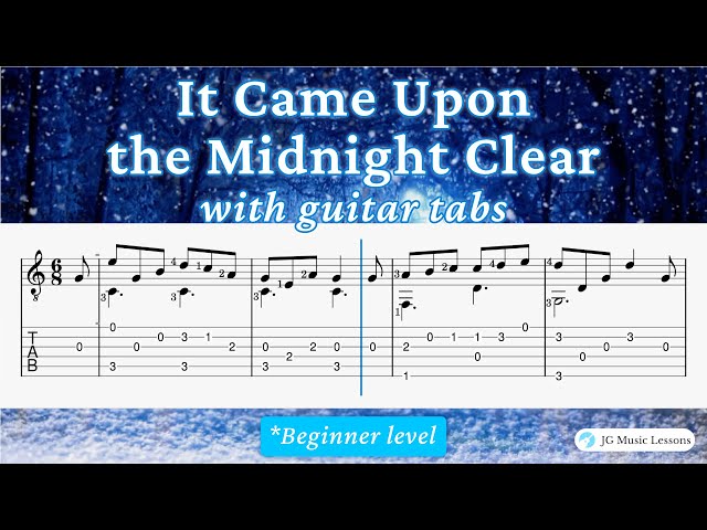 'Video thumbnail for It Came Upon the Midnight Clear guitar tabs 🎸🎄'