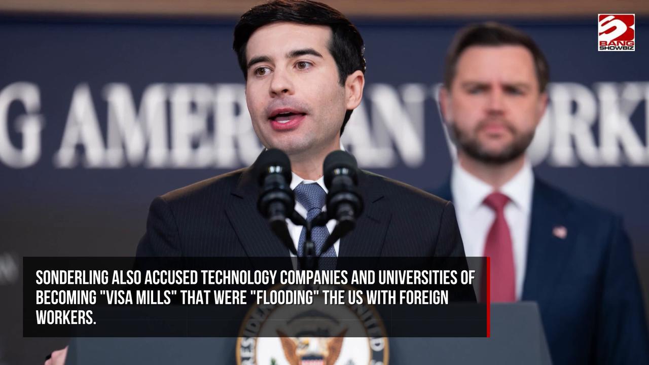Video thumbnail for White House bars Microsoft and other tech firms from hiring skilled international workers.