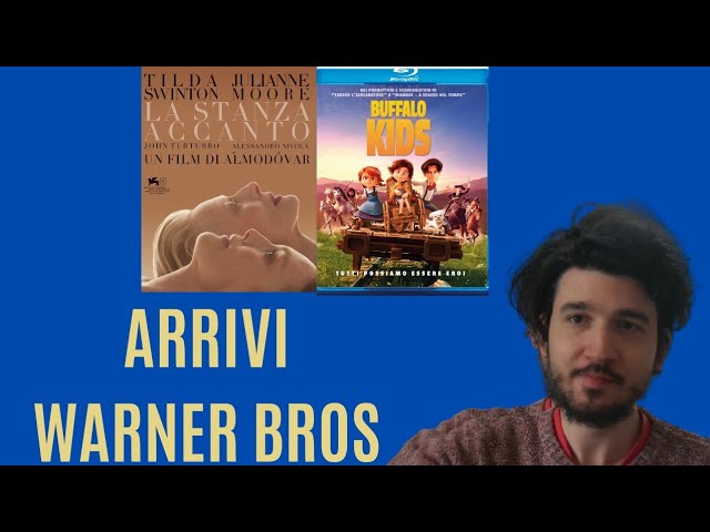 'Video thumbnail for Warner Bros. - Febbraio 2025 - Unboxing del Dvd La stanza accanto e del blu-ray Buffalo Kids (2024)'