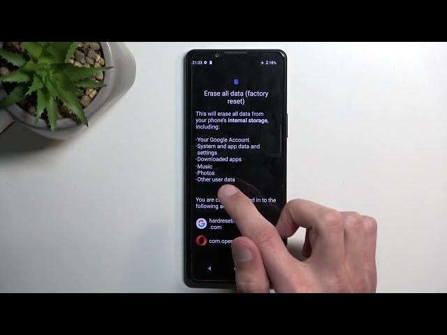 Video thumbnail for How to Hard Reset SONY Xperia 5 IV – Reset via Settings