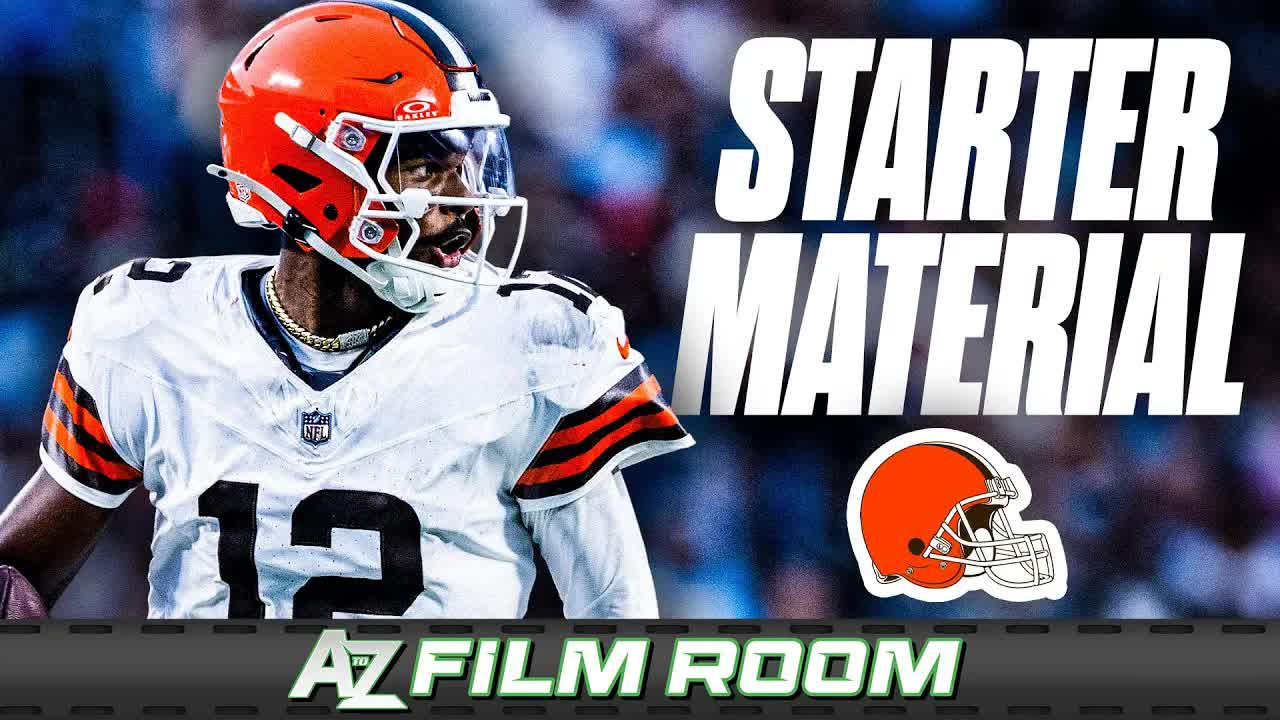 'Video thumbnail for a to z sports film room: shedeur sanders' nfl potential: film breakdown of his first preseason game'