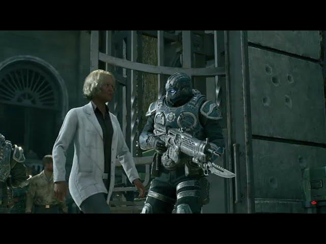 Video thumbnail for Gears of War: E-Day - Act 2 Chapter 2: Dr. Fabbri Intro Cutscene - Bryce Valen Verification Question