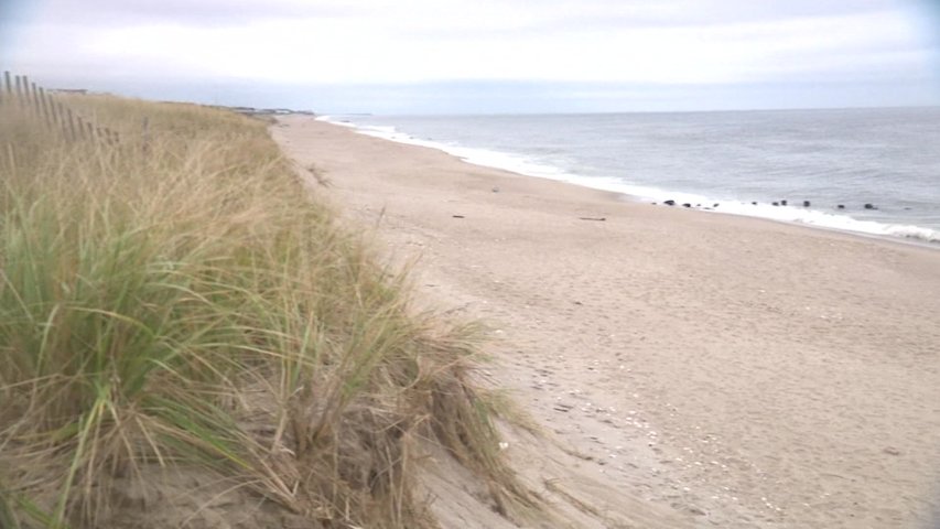Video thumbnail for Gov. Sherrill requests federal aid for Jersey beaches after damaging September nor'easter
