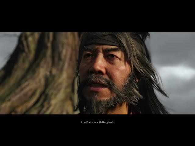 Video thumbnail for Ghost of Yotei - The Final Hunt of The Onryo: Ride Back Home | Atsu Burns Sash | Lord Saito Cutscene