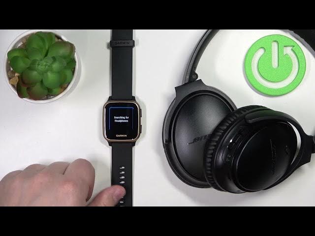Video thumbnail for How to Connect GARMIN Venu Sq Music with Headphones – Bluetooth Connection