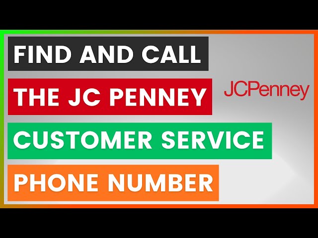 Video thumbnail for How To Find And Call The JC Penney Customer Service Phone Number? [in 2025]