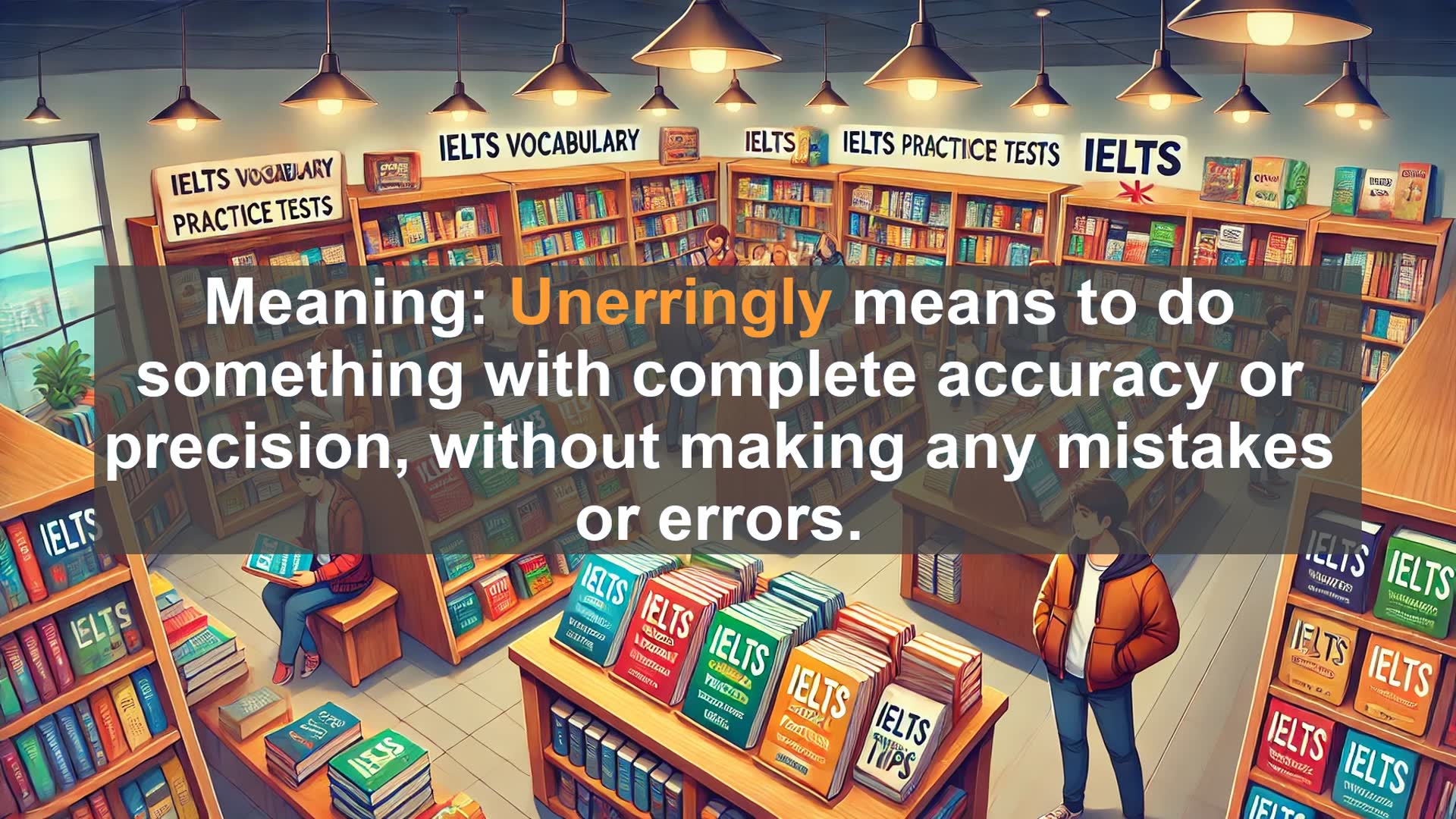 'Video thumbnail for 2000 Must Know IELTS 9.0 Vocabulary - Mastering 'Unerringly': Boost Your IELTS Vocabulary'
