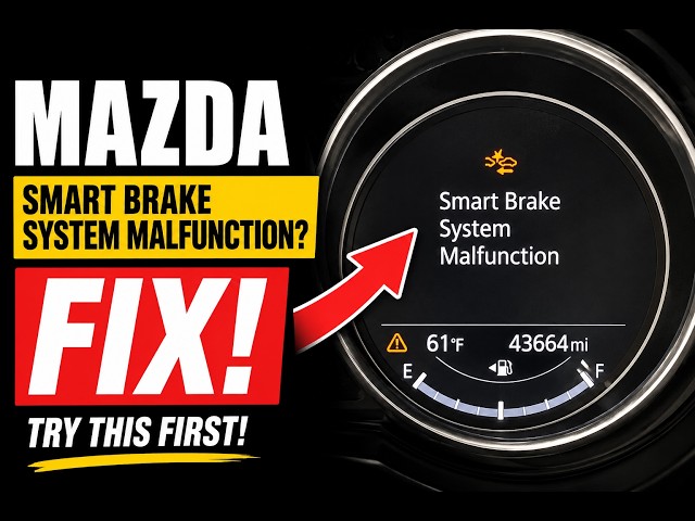 Video thumbnail for Mazda CX-5 Smart Brake System Malfunction? Try This Fix First!