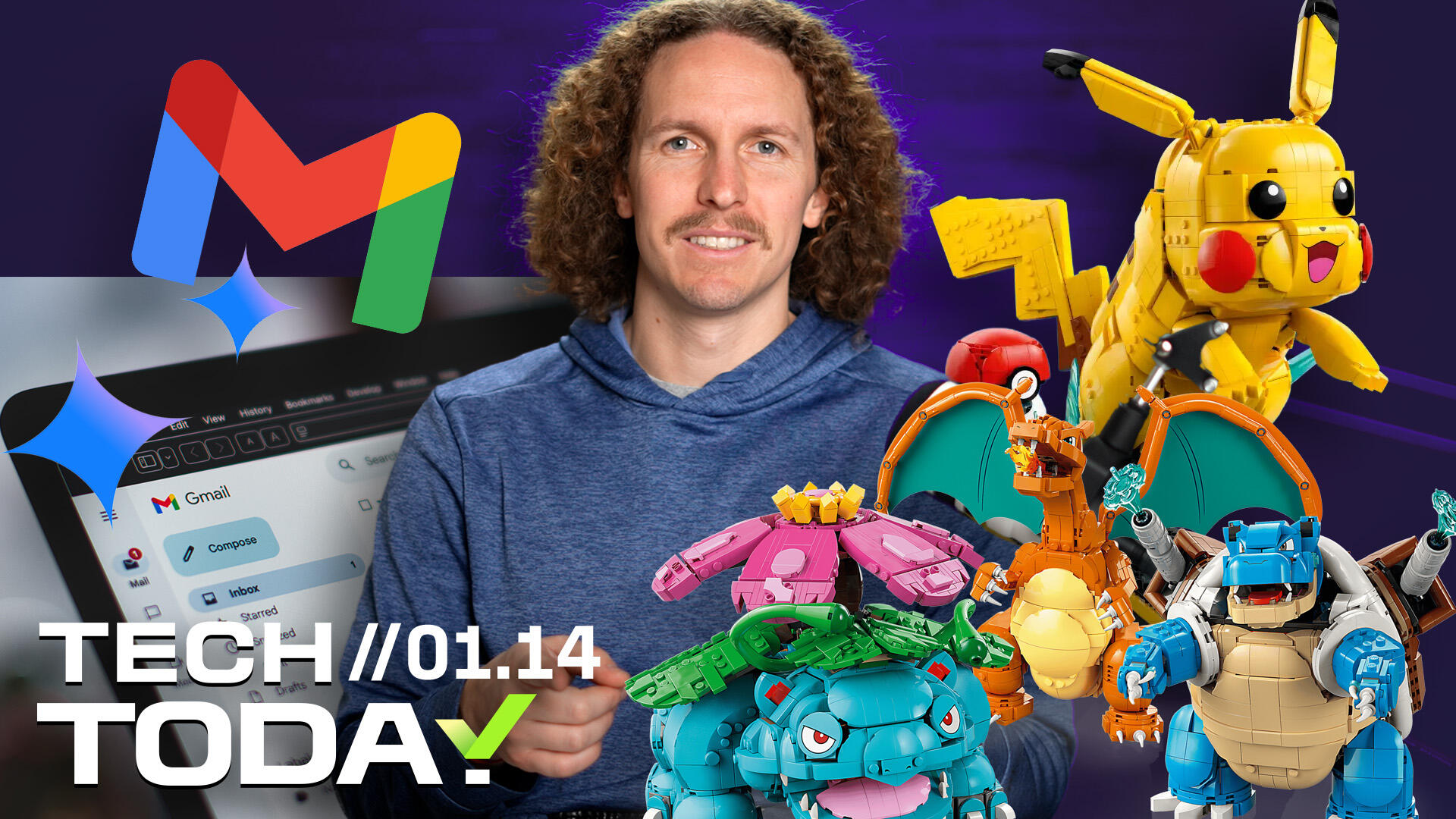 Video thumbnail for Google Adds Gemini to Gmail, Disney Plus Unveils Vertical Video, Lego Pokémon Revealed | Tech Today
