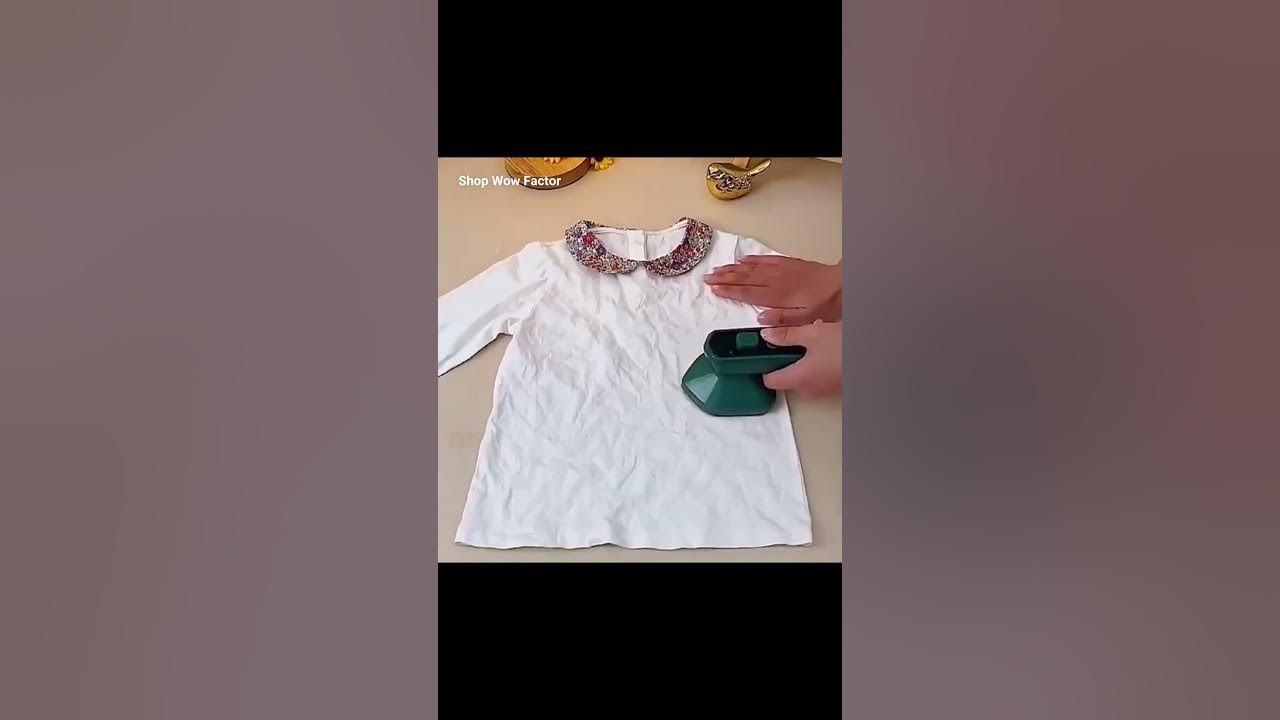 Video thumbnail for Travel-Friendly Handheld Clothes Iron | Mini Iron with Compact Design | π Link is in Description