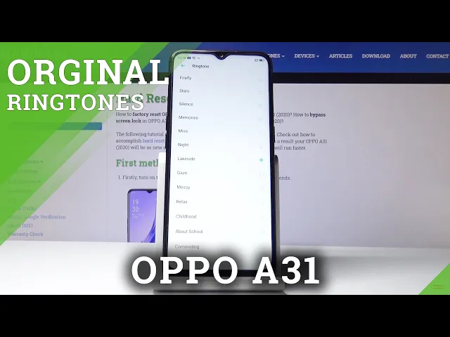Video thumbnail for OPPO A31 2020 Ringtone List / Set Up Ringtone