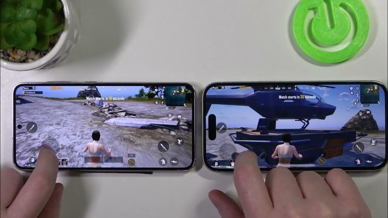 Video thumbnail for iPhone 15 Vs Samsung Galaxy S23 - PUBG Maximum Graphic Settings Test