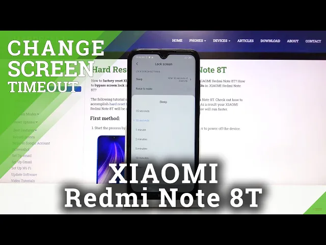 Video thumbnail for How to Change Screen Timeout in XIAOMI Redmi Note 8T – Customize Display Settings