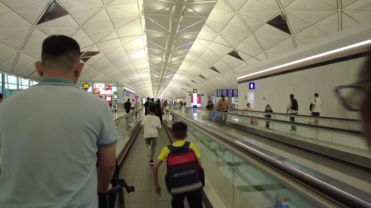 'Video thumbnail for Hong Kong Airport Departure'