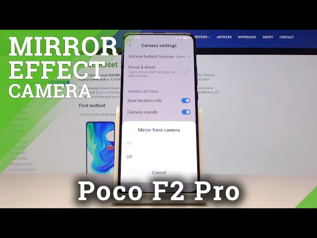 Video thumbnail for How to Turn Off Camera Mirror Effect in XIAOMI Poco F2 Pro – Disable Mirror Feature