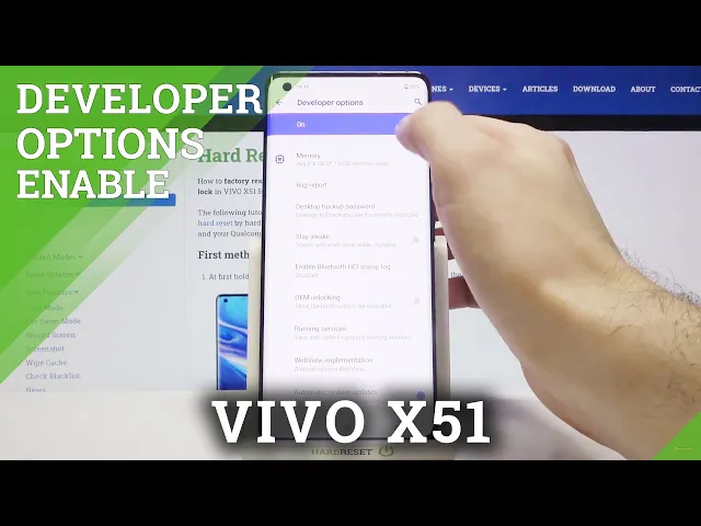 Video thumbnail for How to Unlock Developer Mode in VIVO X51 5G – Developer Features