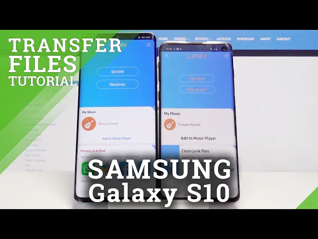 Video thumbnail for How to Transfer Files from Android Phone to Samsung Galaxy S10 - CLONEit App Instructions