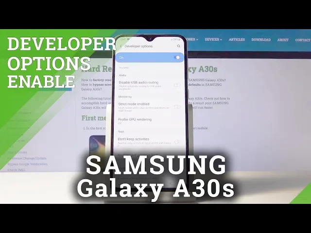 Video thumbnail for Developer Options SAMSUNG Galaxy A30s