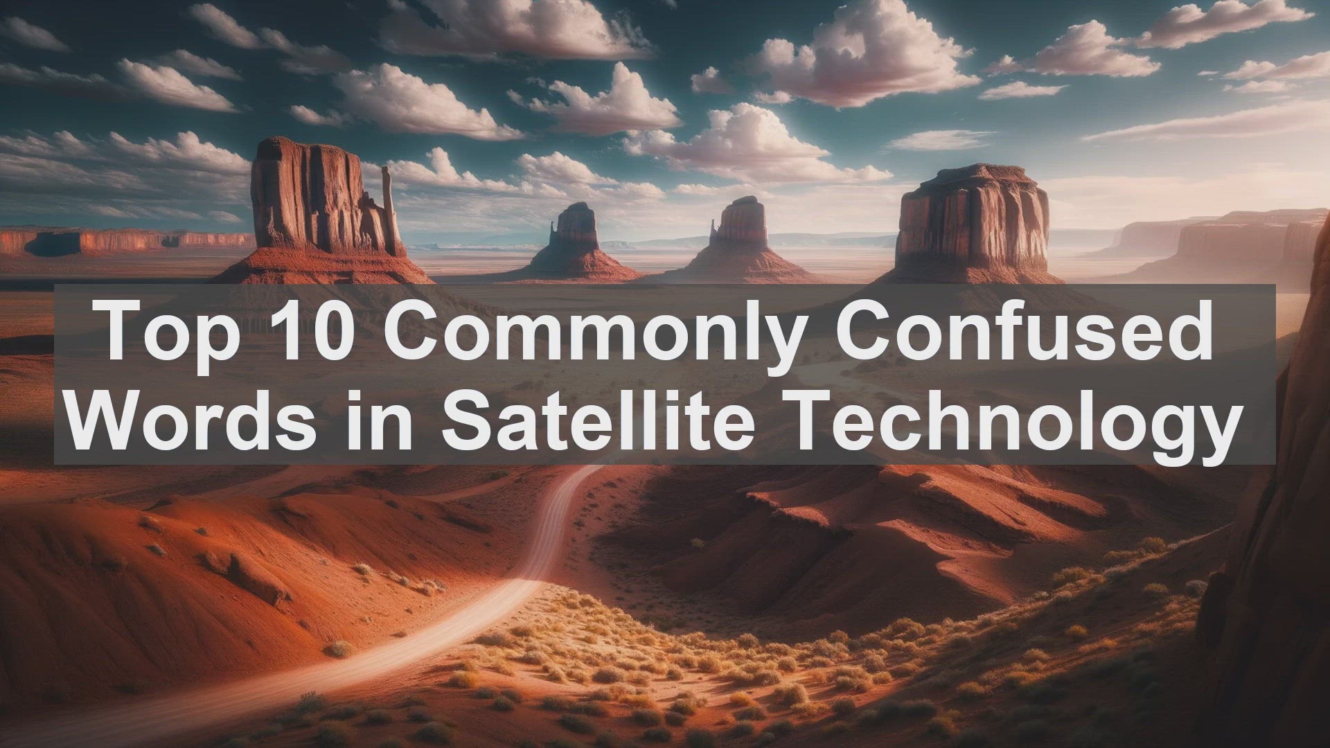 'Video thumbnail for Top 10 Commonly Confused Words in Satellite Technology'