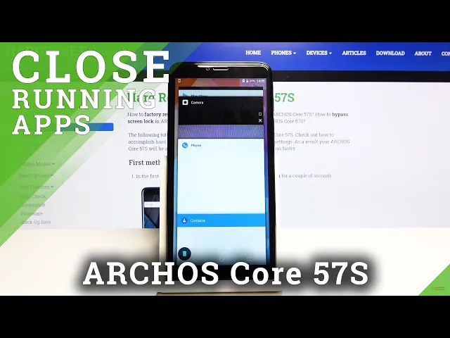 Video thumbnail for How to Close Running Apps in ARCHOS Core 57S – Turn Off Running Apps