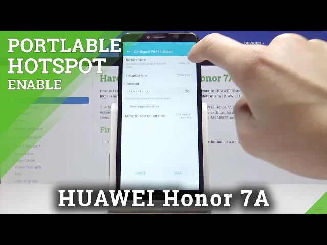 Video thumbnail for How to Activate Portable Hotspot in Huawei Honor 7A – Network Sharing