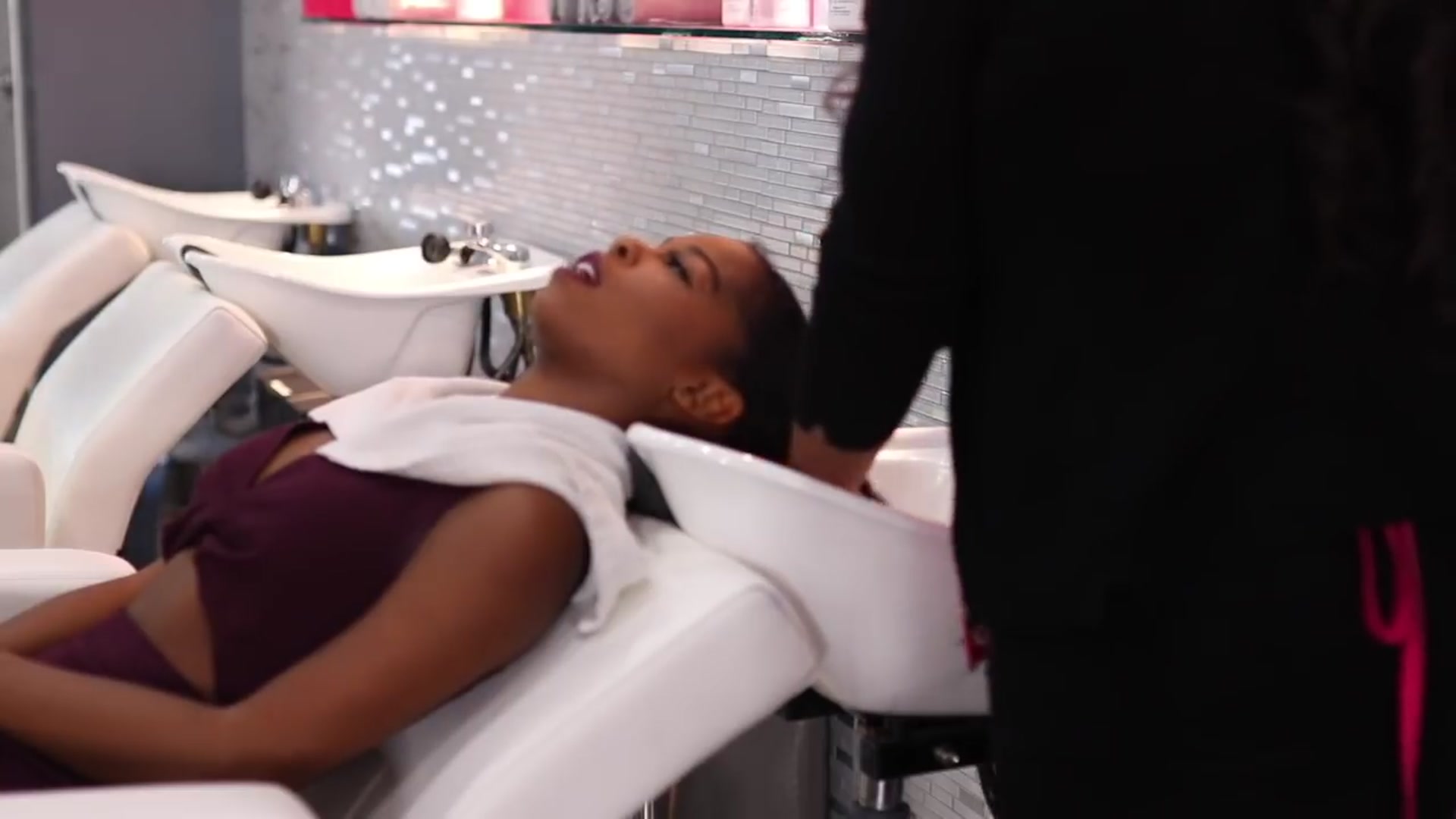 Video thumbnail for Blow Dry and Flat Iron on Natural Type 4 Hair Growth Update(720P HD)