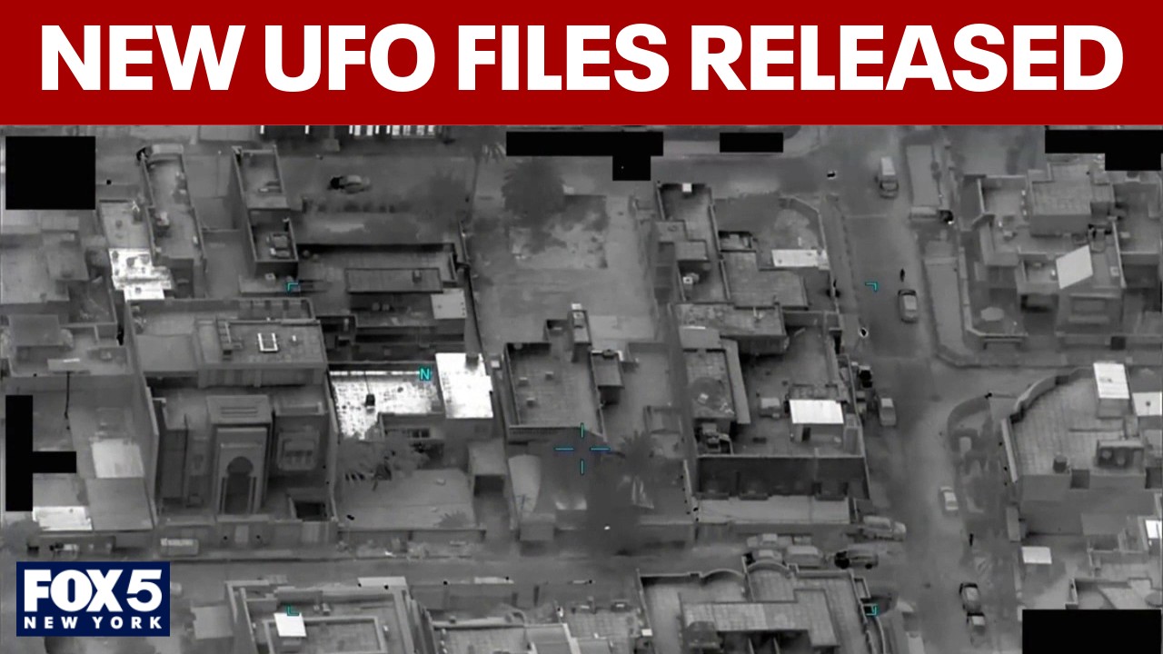 Video thumbnail for Pentagon drops new UFO files ... raising even more questions