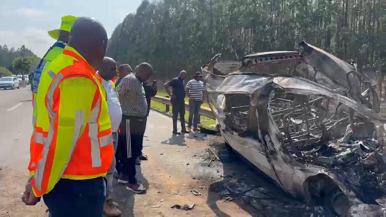 Video thumbnail for South Africa: Minibus-Truck Crash Kills 11 in KwaZulu-Natal.