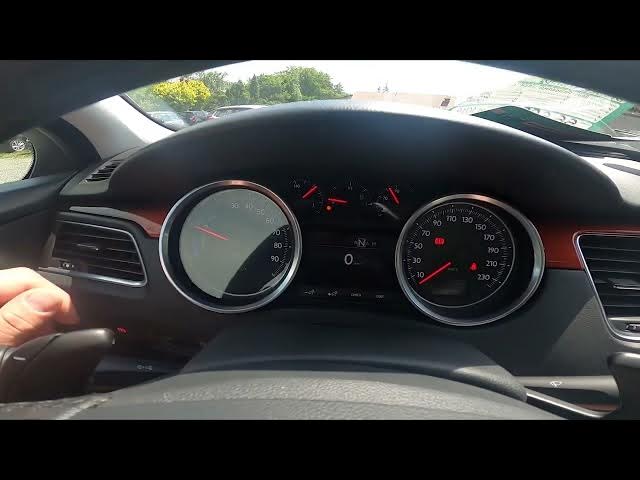 Video thumbnail for How to Reset Current Distance Info on Speedometer in PEUGEOT 508 ( 2011 – 2017 )