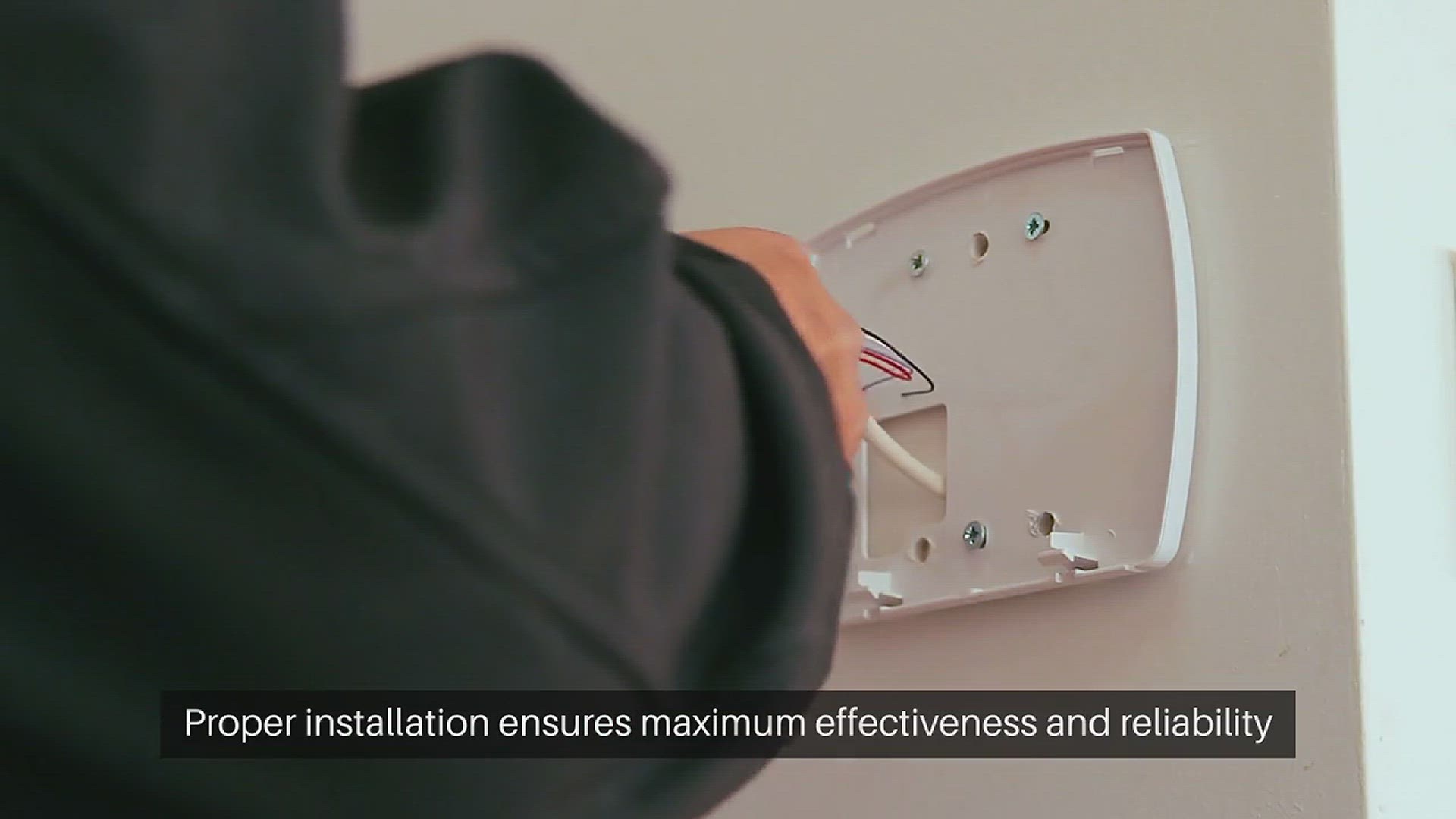 Video thumbnail for Home Security Installation