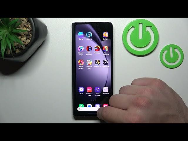 Video thumbnail for How to Change Display Brightness Level on SAMSUNG Galaxy Z Fold5 | Your  Visual Experience Awaits!