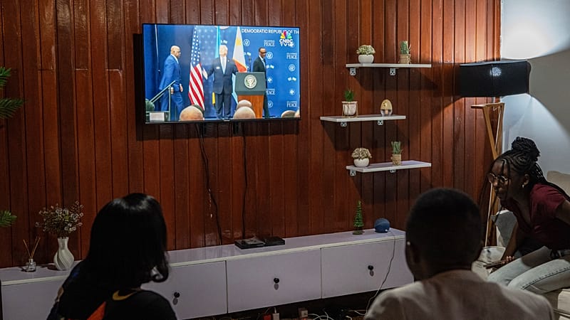 Video thumbnail for U.S. brokered Congo–Rwanda deal signed amid ongoing clashes in eastern DRC